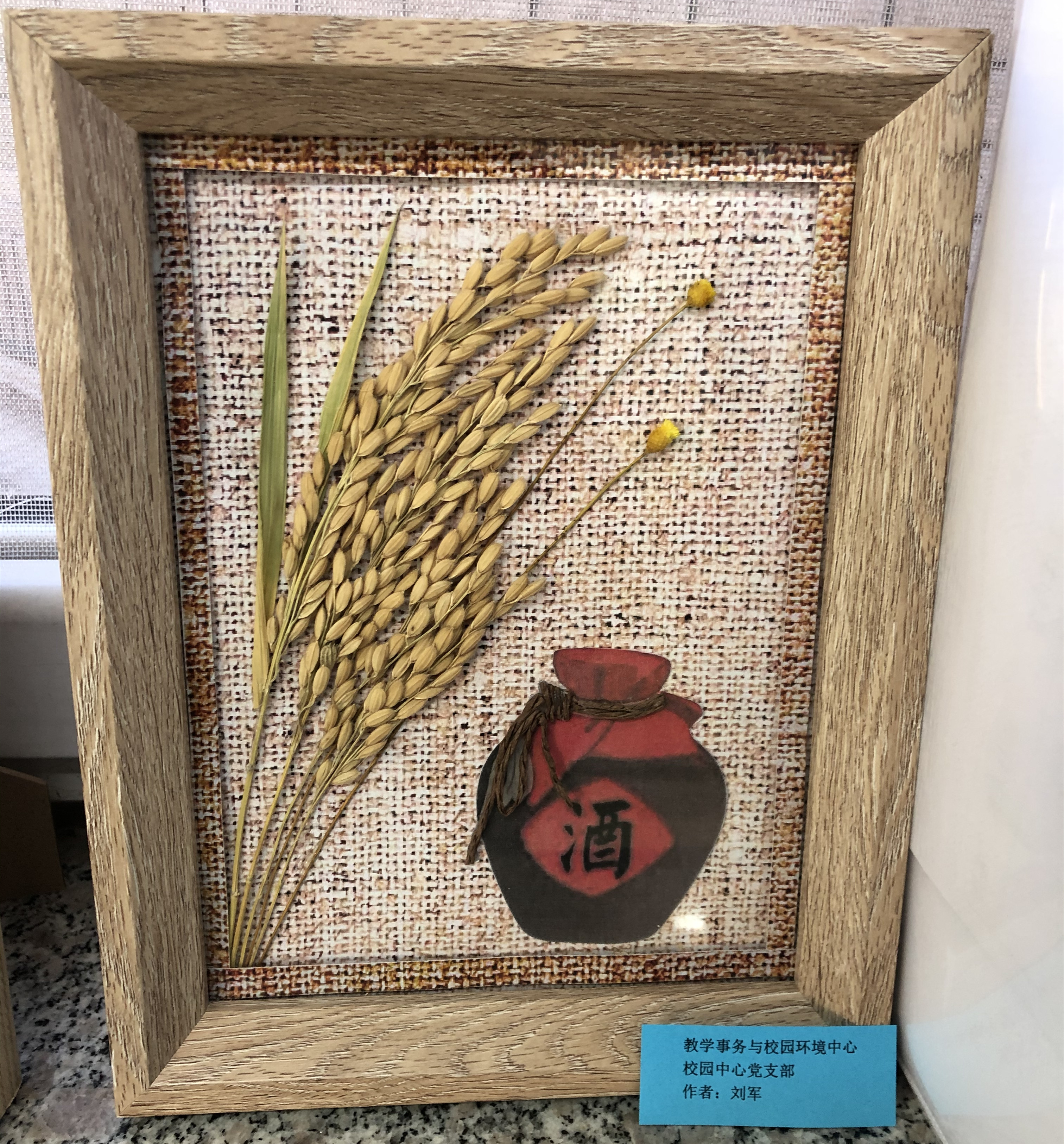 校园中心党支部开展"演绎稻米文化 传承厚德精神"主题活动